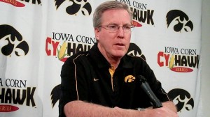 Iowa head coach Fran McCaffery discusses the 23rd-ranked Hawkeyes' upcoming game at No. 17 Iowa State during his press conference held Wednesday, Dec. 11, 2013, at Carver-Hawkeye Arena in Iowa City.